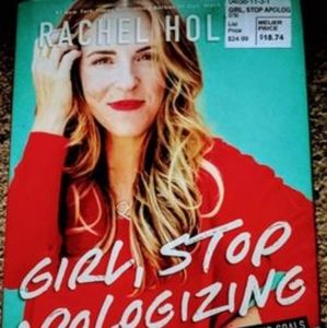 "girl stop apologizing" book by Rachel Hollis